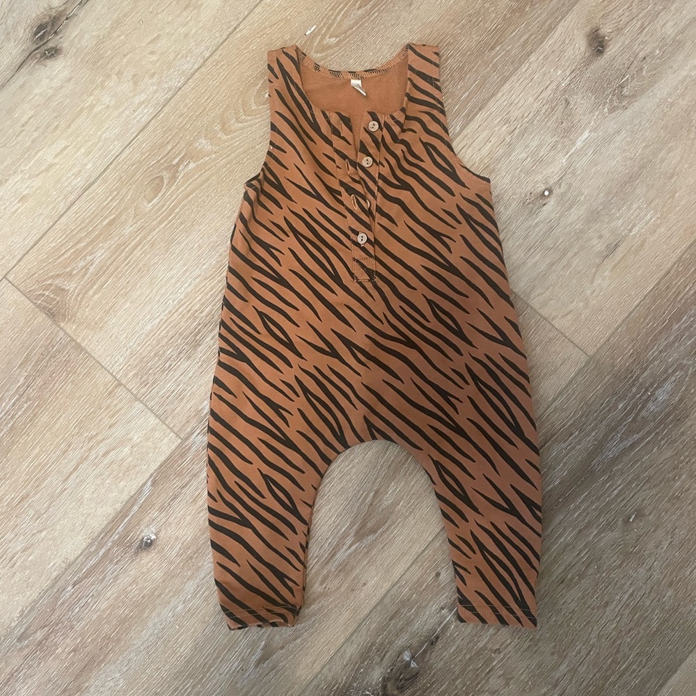 Rylee and Cru tiger print jumpsuit